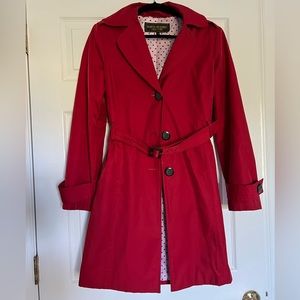 Marvin Richards Red Trench Coat